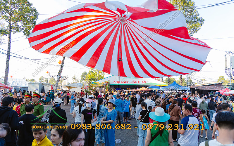 Cho thuê dù sự kiện tổ chức Lễ hội bánh dân gian Nam Bộ tại Cần Thơ Cho thuê dù sự kiện tổ chức Lễ hội bánh dân gian Nam Bộ tại Cần Thơ