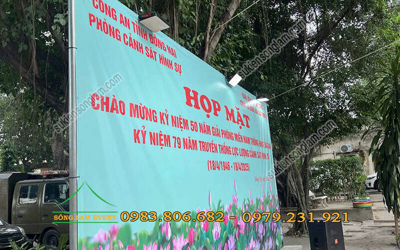 Cho thuê khung backdrop sự kiện tổ chức lễ kỷ niệm lực lượng cảnh sát hình sự tỉnh Đồng Nai Cho thuê khung backdrop sự kiện tổ chức lễ kỷ niệm lực lượng cảnh sát hình sự tỉnh Đồng Nai