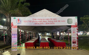 Cho thuê nhà bạt tổ chức Hội sách Biên Hòa 2025 tại Đồng Nai