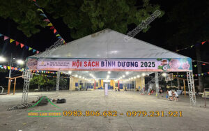 Cho thuê nhà bạt tổ chức Hội sách Bình Dương 2025 tại Tp Thủ Dầu Một Bình Dương