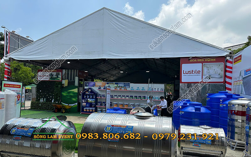Cho thuê nhà bạt không gian tổ chức Mái ấm gia đình Việt tại Cần Thơ