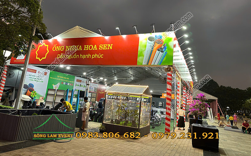 Cho thuê nhà bạt không gian tổ chức Mái ấm gia đình Việt tại Cần Thơ
