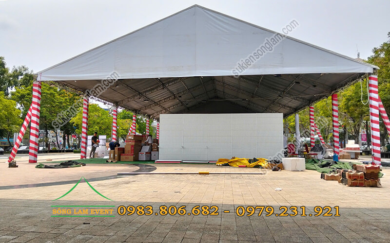Cho thuê nhà bạt không gian tổ chức Mái ấm gia đình Việt tại Cần Thơ