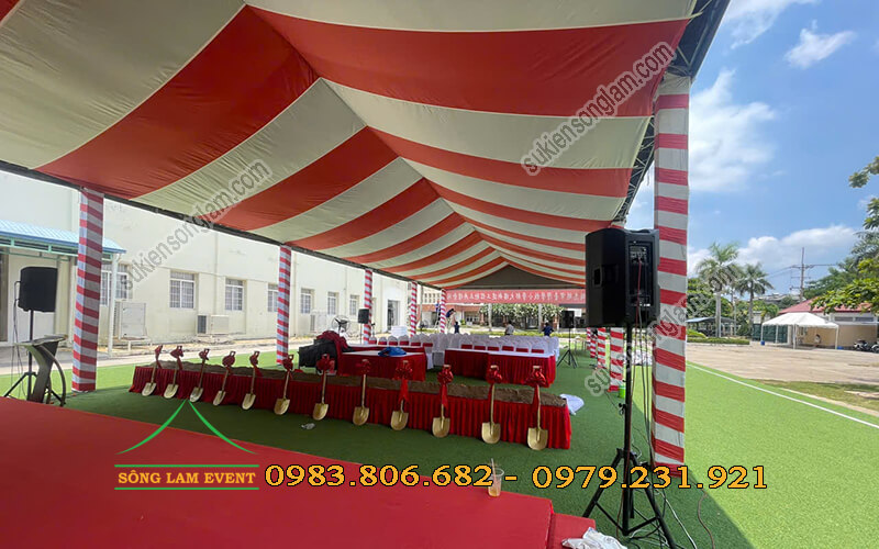 Cho thuê nhà bạt tổ chức Lễ khởi công khối tiểu học trường Đài Bắc tại Tphcm Cho thuê nhà bạt tổ chức Lễ khởi công khối tiểu học trường Đài Bắc tại Tphcm