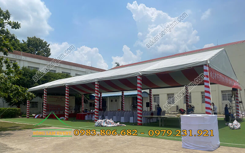 Cho thuê nhà bạt tổ chức Lễ khởi công khối tiểu học trường Đài Bắc tại Tphcm Cho thuê nhà bạt tổ chức Lễ khởi công khối tiểu học trường Đài Bắc tại Tphcm