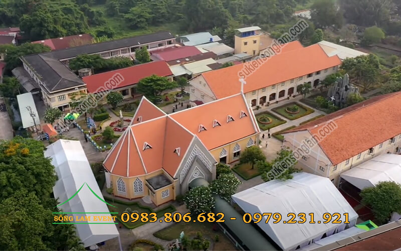 Cho thuê nhà bạt tổ chức Lễ kỷ niệm 185 năm thành lập Dòng mến Thánh Giá Thủ Thiêm Cho thuê nhà bạt tổ chức Lễ kỷ niệm 185 năm thành lập Dòng mến Thánh Giá Thủ Thiêm