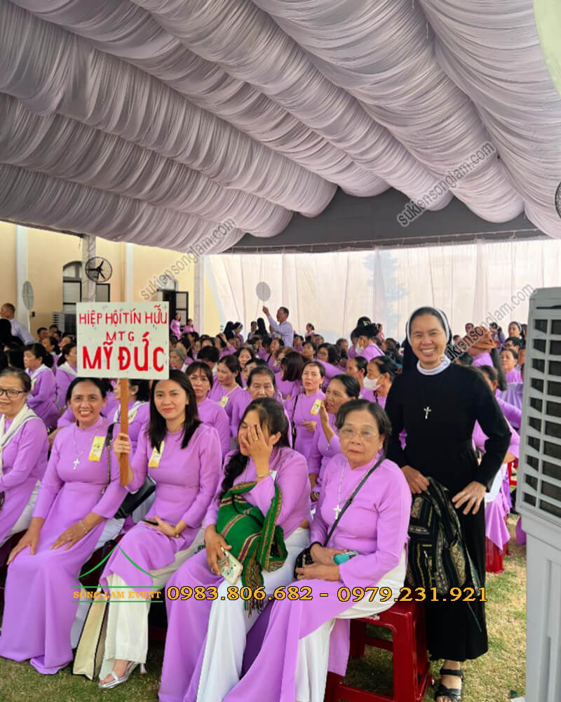 Cho thuê nhà bạt tổ chức Lễ kỷ niệm 185 năm thành lập Dòng mến Thánh Giá Thủ Thiêm Cho thuê nhà bạt tổ chức Lễ kỷ niệm 185 năm thành lập Dòng mến Thánh Giá Thủ Thiêm