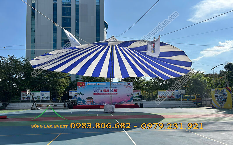Cho thuê dù sự kiện Ngày hội văn hóa tuyển dụng Việt Hàn 2025
