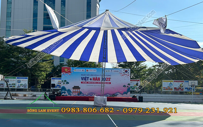 Cho thuê dù sự kiện Ngày hội văn hóa tuyển dụng Việt Hàn 2025
