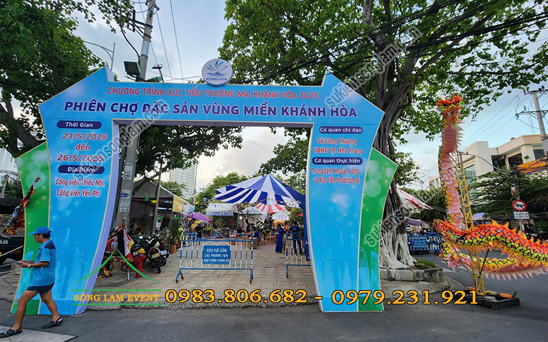 Cho thuê gian hàng hội chợ tổ chức Phiên chợ đặc sản vùng miền Khánh Hòa 2025
