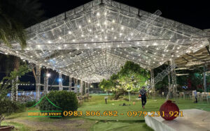 Cho thuê nhà bạt trong suốt tổ chức tiệc cưới tại Biên Hòa Đồng Nai