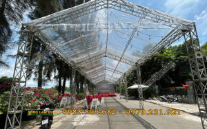 Cho thuê nhà bạt trong suốt tổ chức sự kiện tại huyện Bình Chánh Tphcm