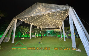 Cho thuê nhà bạt trong suốt tổ chức sự kiện tại MT Garden TPHCM