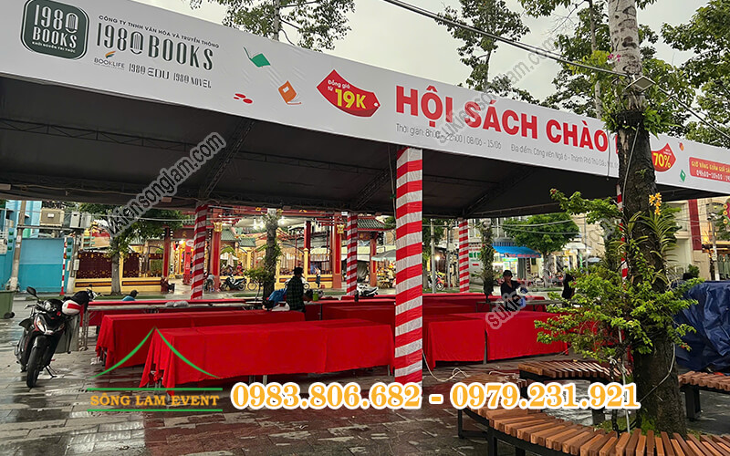 Cho thuê nhà bạt tổ chức Hội sách chào hè 2025 tại Tp Thủ Dầu Một Bình Dương Cho thuê nhà bạt tổ chức Hội sách chào hè 2025 tại Tp Thủ Dầu Một Bình Dương