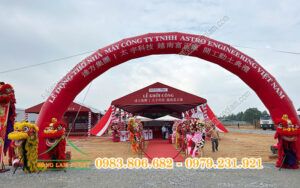 Cho thuê nhà bạt tổ chức Lễ khởi công nhà máy Astro Engineering Việt Nam Bình Dương