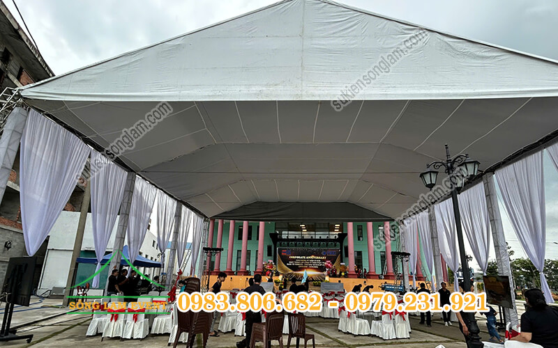 Cho thuê nhà bạt tổ chức Lễ kỷ niệm 25 năm thành lập công ty Formosa tại Bà Rịa Vũng Tàu Cho thuê nhà bạt tổ chức Lễ kỷ niệm 25 năm thành lập công ty Formosa tại Bà Rịa Vũng Tàu