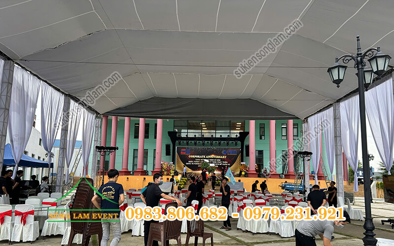 Cho thuê nhà bạt tổ chức Lễ kỷ niệm 25 năm thành lập công ty Formosa tại Bà Rịa Vũng Tàu Cho thuê nhà bạt tổ chức Lễ kỷ niệm 25 năm thành lập công ty Formosa tại Bà Rịa Vũng Tàu