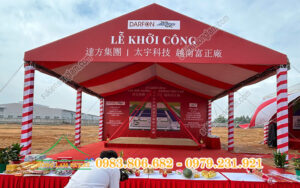 Kích thước nhà bạt không gian