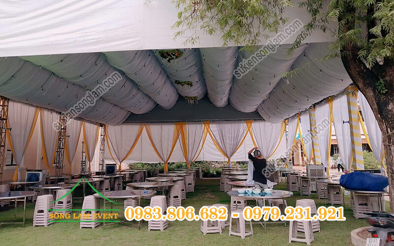 Ứng dụng nhà bạt không gian
