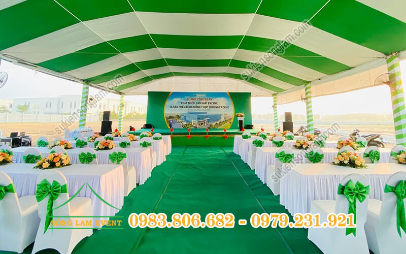 Ứng dụng nhà bạt không gian