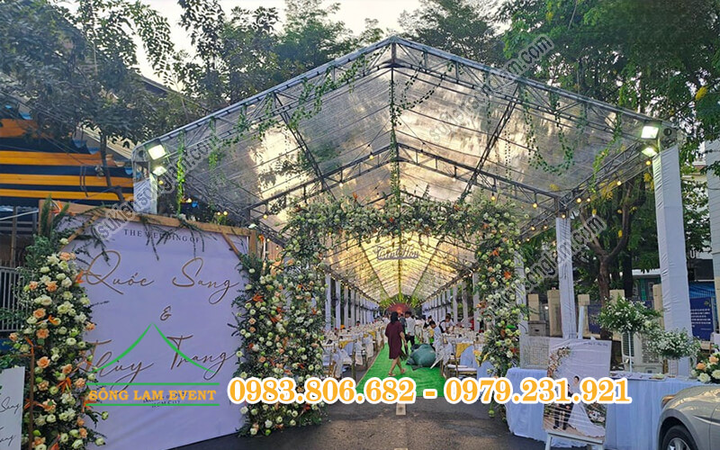 Ứng dụng nhà bạt không gian