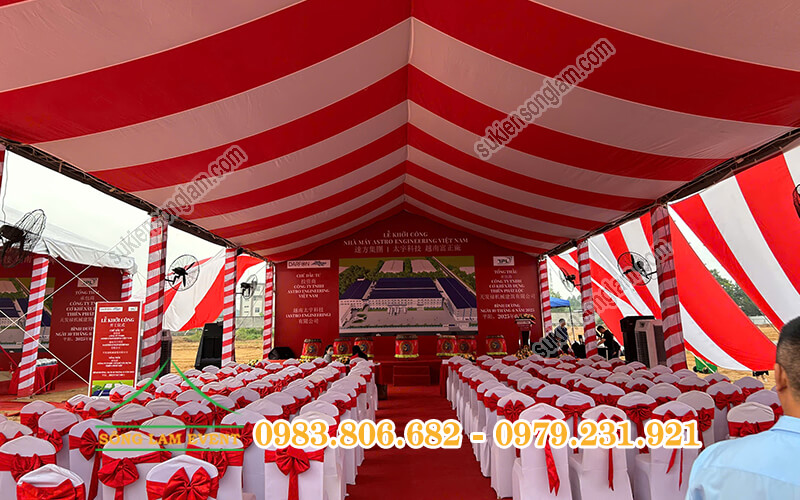 Ứng dụng nhà bạt không gian