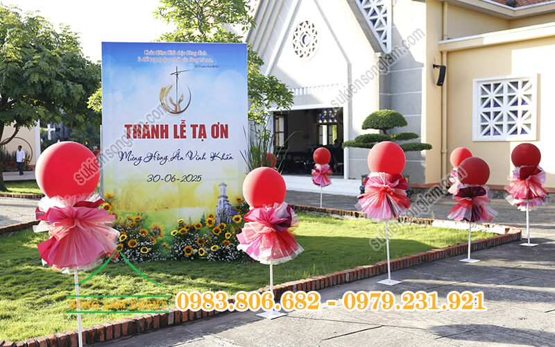 Cho thuê khung backdrop sự kiện tổ chức thánh lễ tạ ơn Hồng ân Vĩnh Khấn tại Thủ Thiêm Tphcm Cho thuê khung backdrop sự kiện tổ chức thánh lễ tạ ơn Hồng ân Vĩnh Khấn tại Thủ Thiêm Tphcm