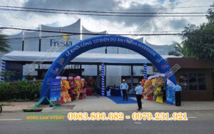 Cho thuê nhà bạt tổ chức Lễ khởi công cơ điện Dự án Fresia Riverside Đồng Nai