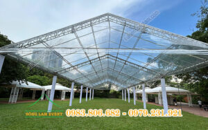 Cho thuê nhà bạt trong suốt tổ chức sự kiện tại Nikko Garden Saigon Tphcm