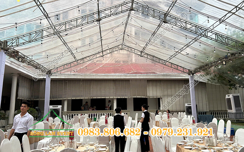 Cho thuê nhà bạt trong suốt tổ chức tiệc ngoài trời tại khu Sóng Thần Tphcm Cho thuê nhà bạt trong suốt tổ chức tiệc ngoài trời tại khu Sóng Thần Tphcm