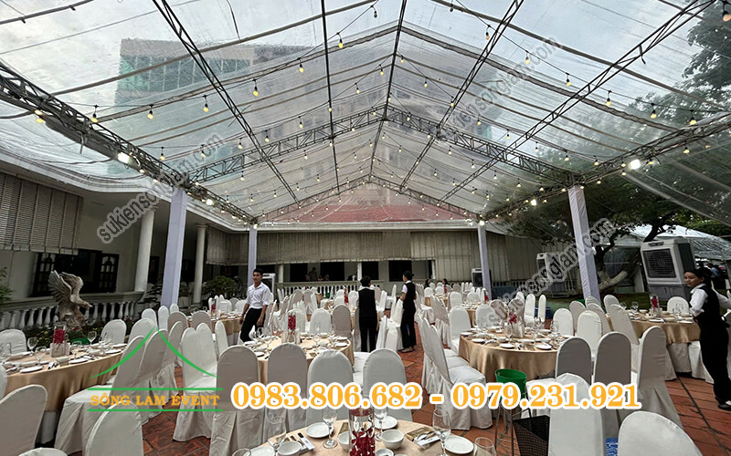 Cho thuê nhà bạt trong suốt tổ chức tiệc ngoài trời tại khu Sóng Thần Tphcm Cho thuê nhà bạt trong suốt tổ chức tiệc ngoài trời tại khu Sóng Thần Tphcm