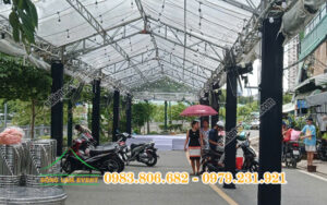 Cho thuê nhà bạt trong suốt tổ chức tiệc sinh nhật cho bé tại quận 8 TPHCM