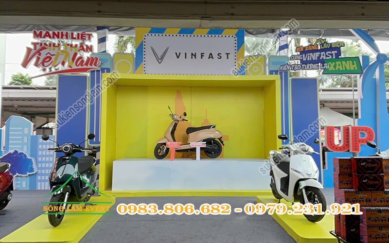 Cho thuê nhà bạt tổ chức Chương trình lấy xăng đổi điện cùng Vinfast tại Go Dĩ An Tphcm