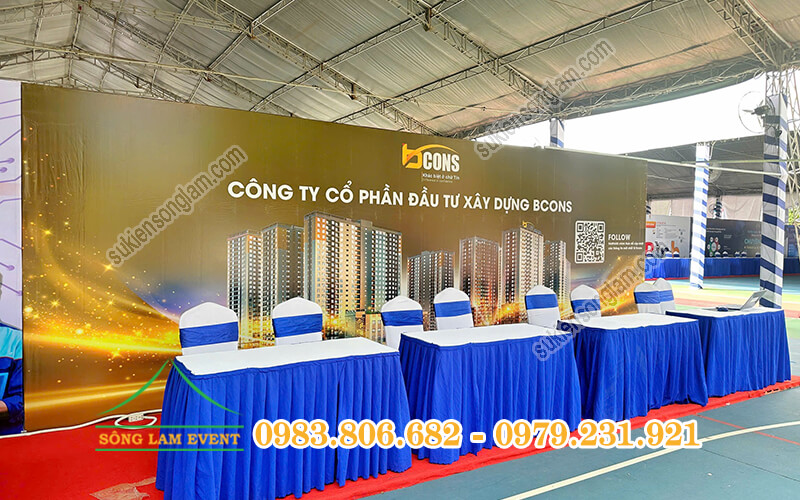 Cho thuê nhà bạt không gian tổ chức Ngày hội Hutech Techshow 2025