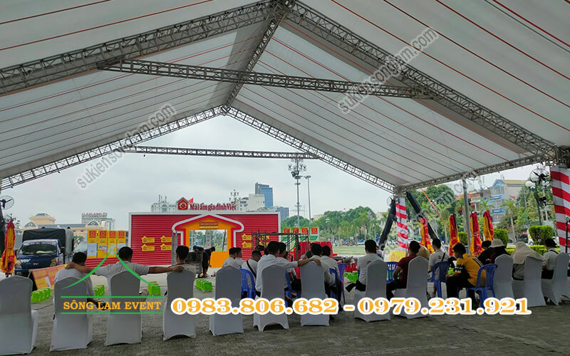 Cho thuê nhà bạt tổ chức Chương trình mái ấm gia đình Việt 2025 tại Thanh Hóa
