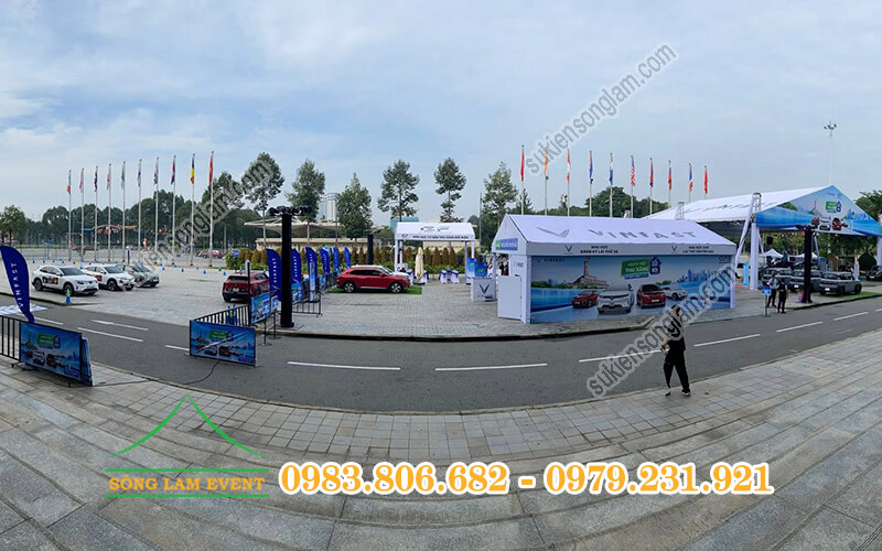 Cho thuê nhà bạt tổ chức Ngày hội thu xăng đổi điện vì Việt Nam xanh tại Tphcm