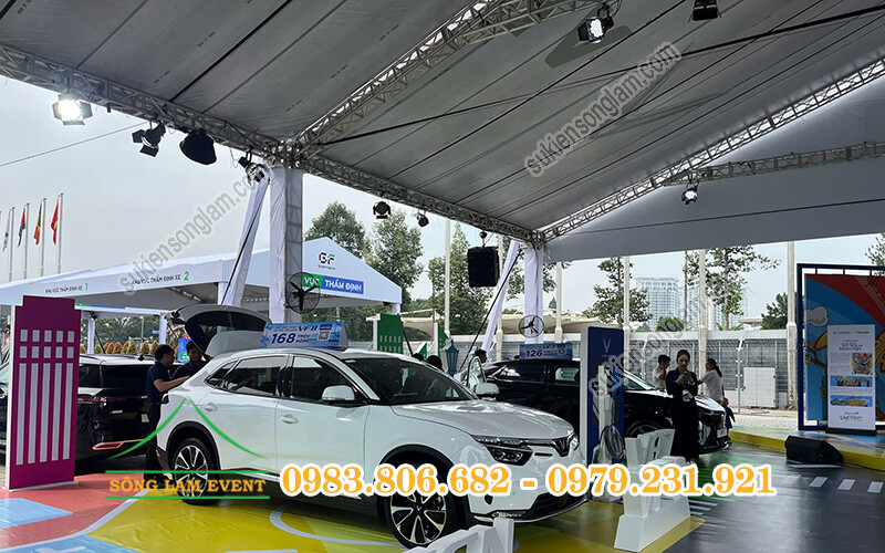 Cho thuê nhà bạt tổ chức Ngày hội thu xăng đổi điện vì Việt Nam xanh tại Tphcm