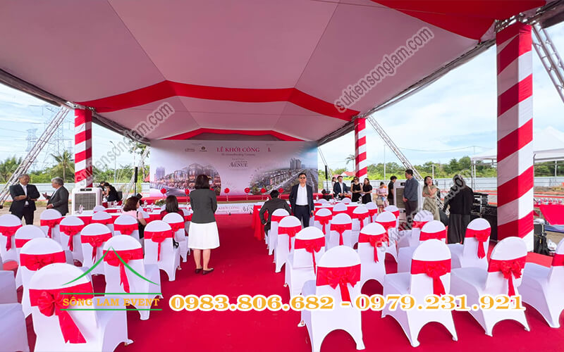 Cho thuê nhà bạt không gian sự kiện tại phường Bình Đông Tphcm