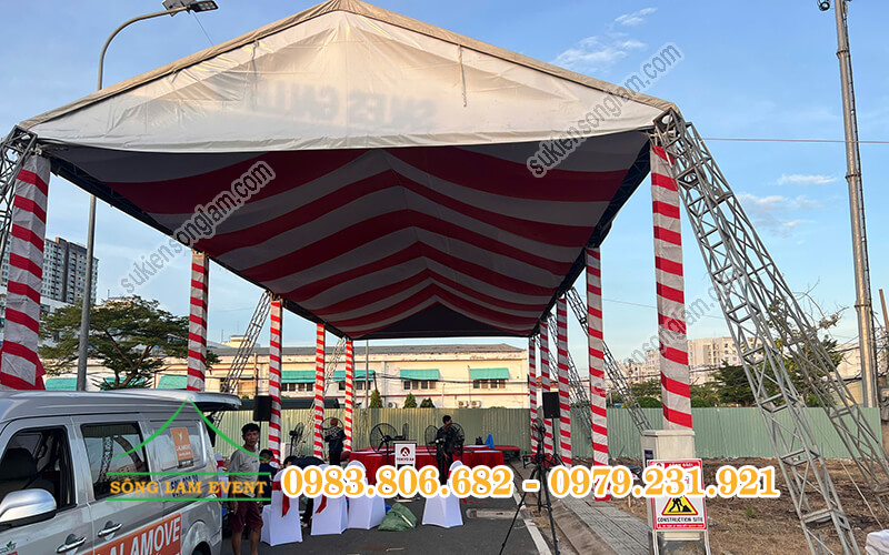 Cho thuê nhà bạt tại phường Bình Tây Tphcm