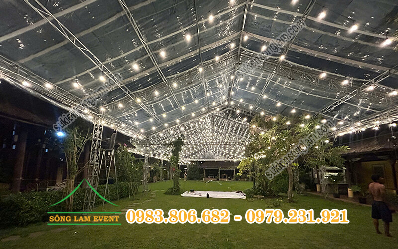 Cho thuê nhà bạt trong suốt tổ chức sự kiện tại Bình An Village Sài Gòn Tphcm Cho thuê nhà bạt trong suốt tổ chức sự kiện tại Bình An Village Sài Gòn Tphcm