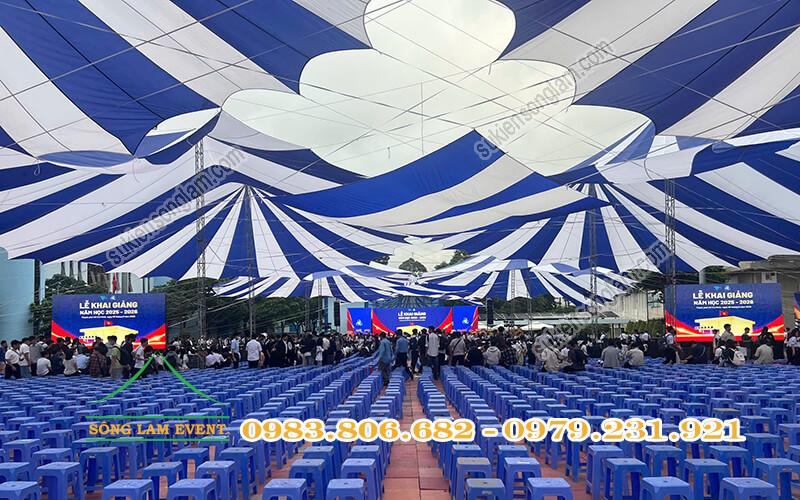 Cho thuê dù sự kiện tổ chức Lễ khai giảng trường đại học Bách Khoa Tphcm 2025