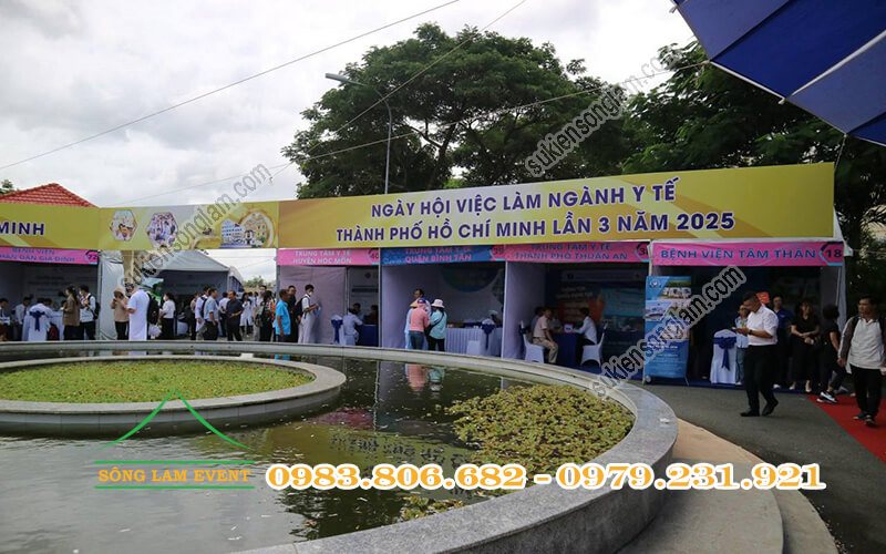 Cho thuê gian hàng hội chợ Ngày hội việc làm ngành y tế Tphcm lần 3 2025