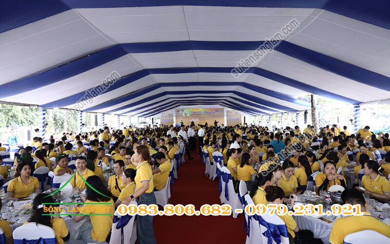 Cho thuê nhà bạt tổ chức Ngày hội văn hóa PVCOMBANK 2025 TPHCM