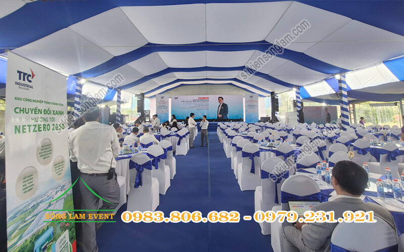 Cho thuê nhà bạt không gian sự kiện tại phường Phú Thọ TPHCM