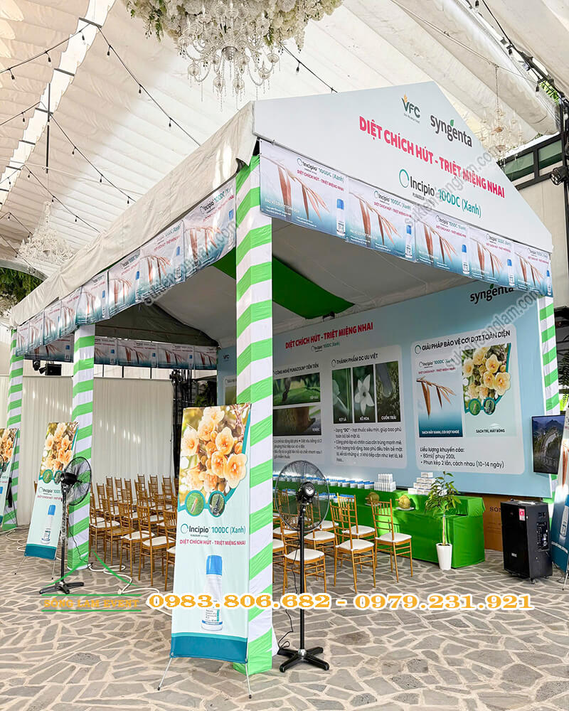 Cho thuê nhà bạt tổ chức sự kiện VFC Syngenta 2025 tại Đồng Nai