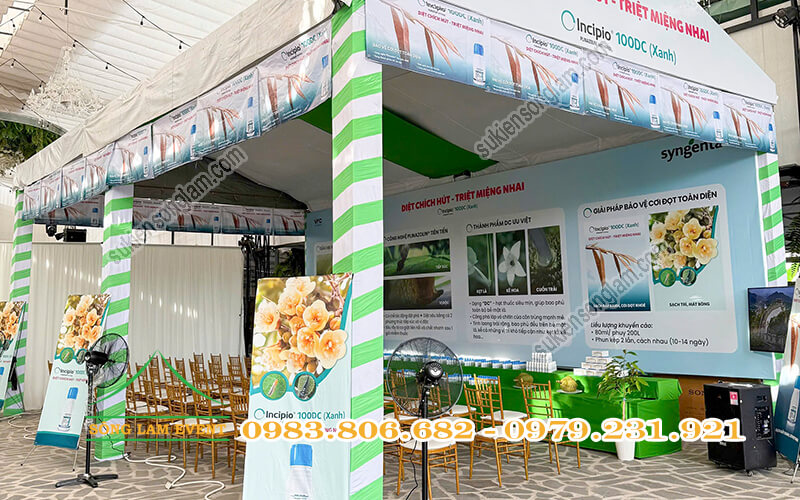 Cho thuê nhà bạt tổ chức sự kiện VFC Syngenta 2025 tại Đồng Nai