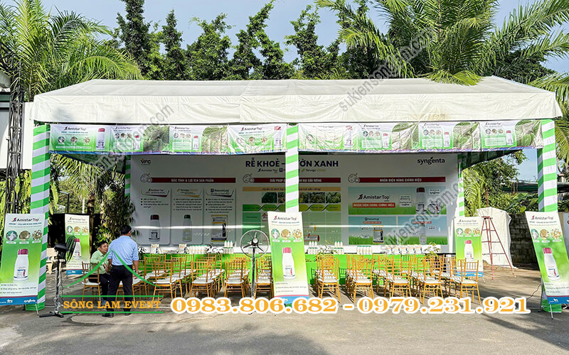 Cho thuê nhà bạt tổ chức sự kiện VFC Syngenta 2025 tại Đồng Nai