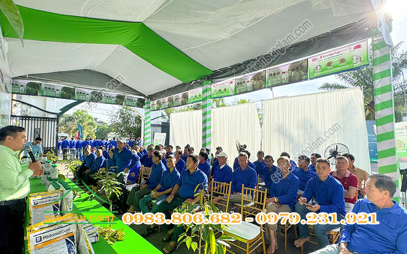 Cho thuê nhà bạt tổ chức sự kiện VFC Syngenta 2025 tại Đồng Nai