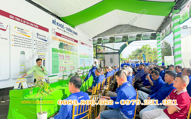 Cho thuê nhà bạt tổ chức sự kiện VFC Syngenta 2025 tại Đồng Nai