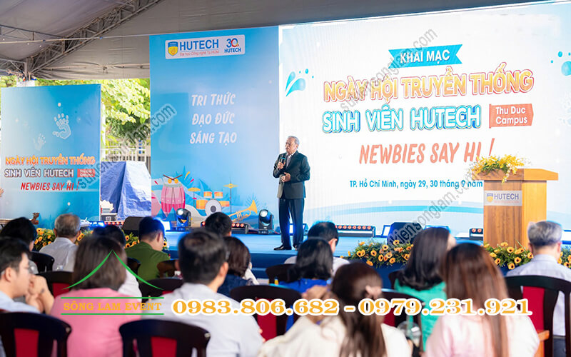 Cho thuê nhà bạt tổ chức Ngày hội truyền thống chào tân sinh viên HUTECH K2025 Cho thuê nhà bạt tổ chức Ngày hội truyền thống chào tân sinh viên HUTECH K2025